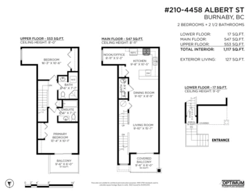 Aerial View of 210 4458 Albert Street, Burnaby, BC