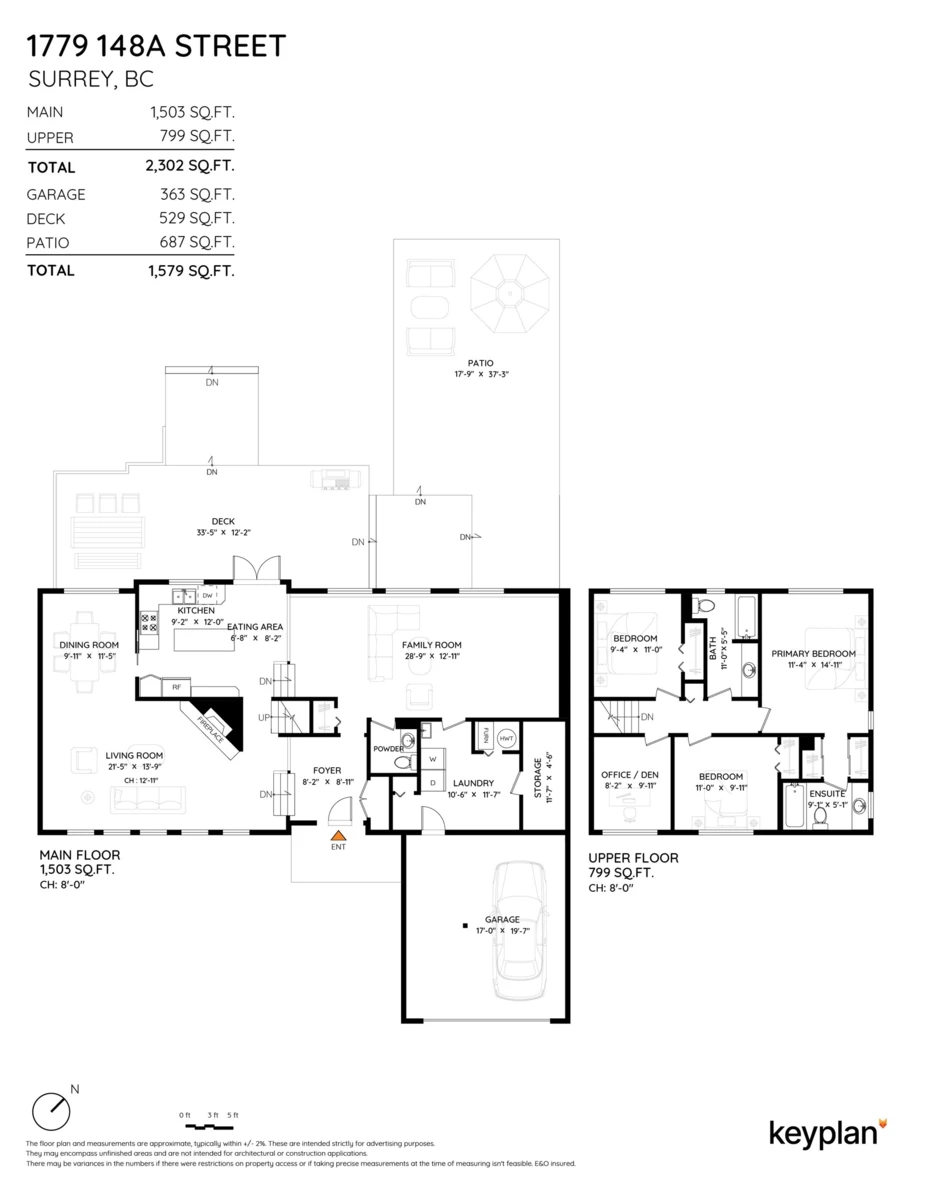 Family Room Photo of 1779 148a Street, Surrey, BC