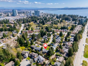 Aerial View of 1779 148a Street, Surrey, BC