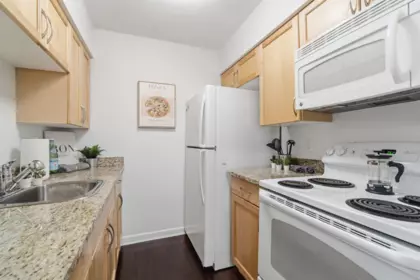 Kitchen Island Photo of 104 37 Agnes Street, New Westminster, BC