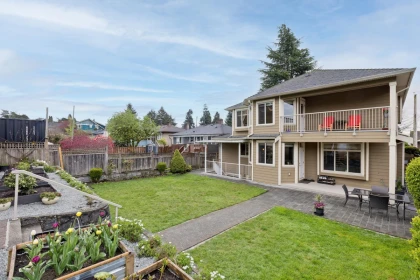 Aerial View of 418 E 13th Street, North Vancouver, BC
