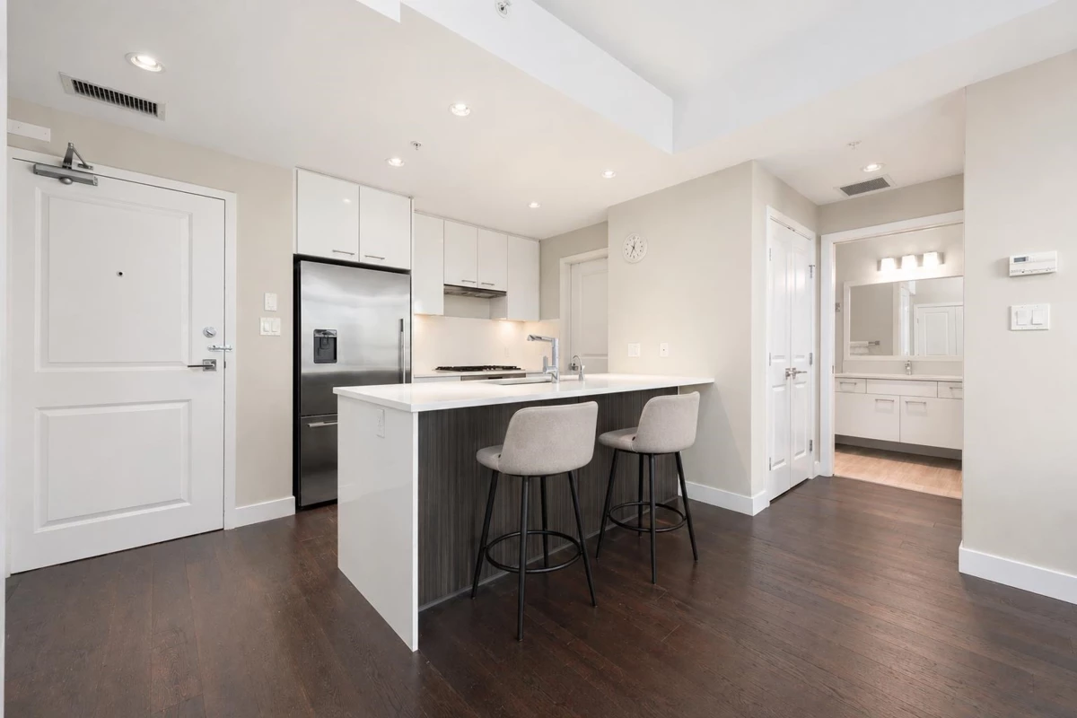 Living Room Photo of 205 6383 Cambie Street, Vancouver, BC