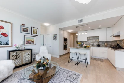 Kitchen Island Photo of 303 185 Victory Ship Way, North Vancouver, BC