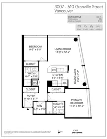 Laundry Room Photo of 3007 610 Granville Street, Vancouver, BC