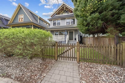 Aerial View of 1758 E 14th Avenue, Vancouver, BC