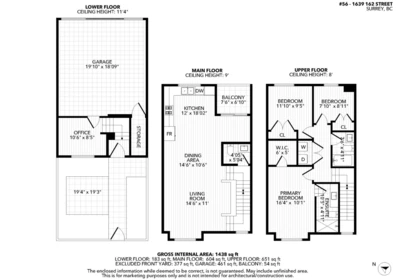 Swimming Pool Photo of 56 1639 162 Street, Surrey, BC