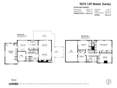 Aerial View of 9573 139 Street, Surrey, BC
