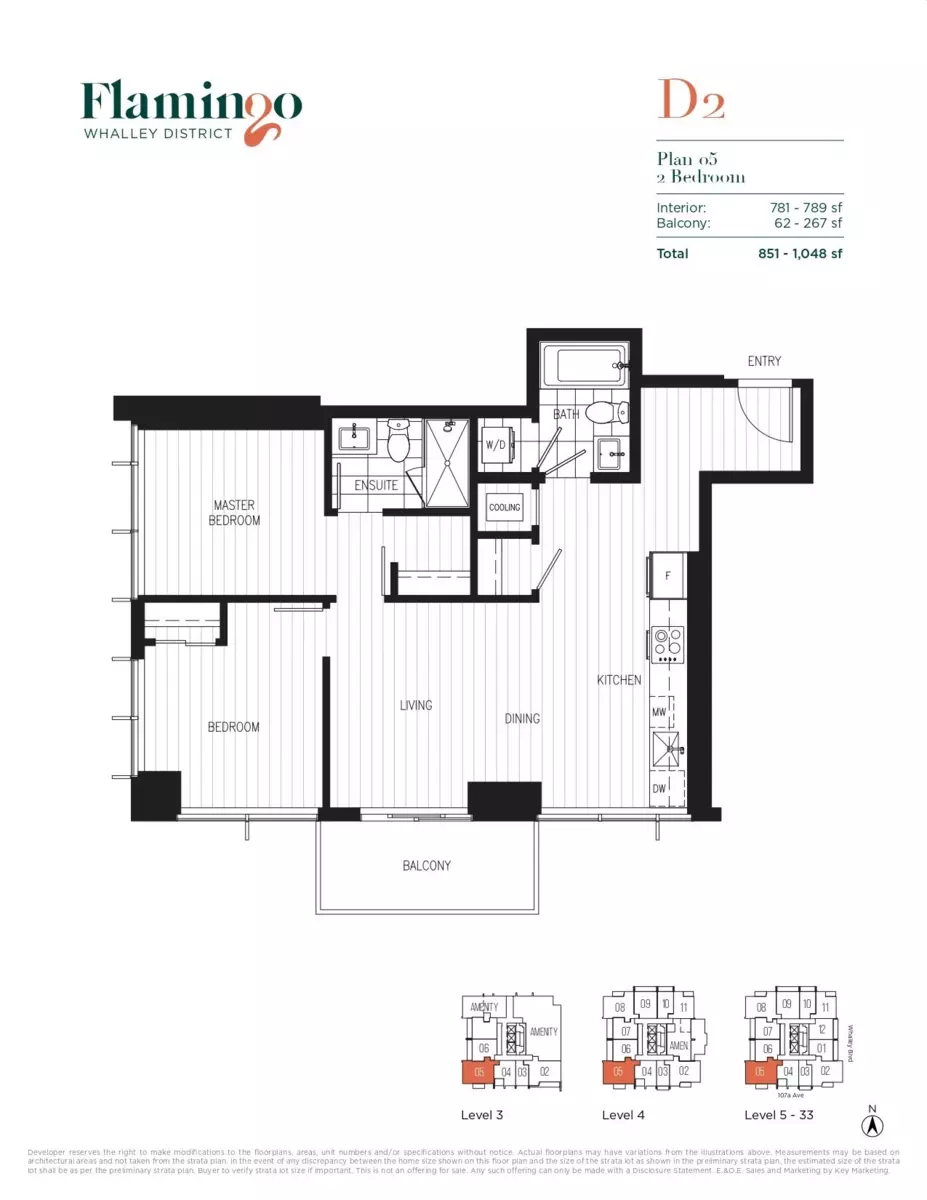 Exterior Rear Photo of 2205 13675 107a Avenue, Surrey, BC