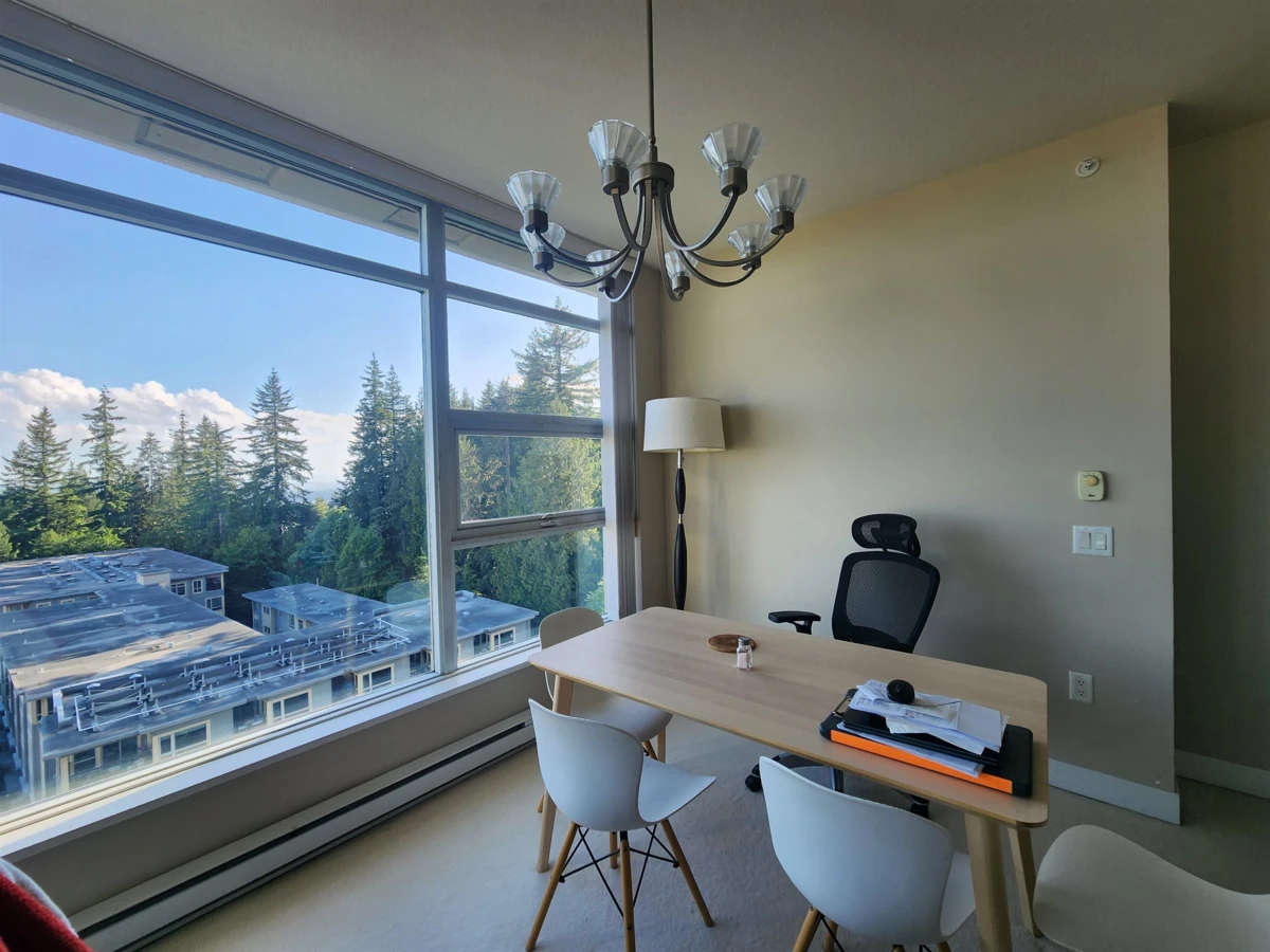 Living Room Photo of 1106 9222 University Crescent, Burnaby, BC