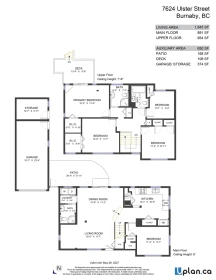 Basement Recreation Room Photo of 7624 Ulster Street, Burnaby, BC