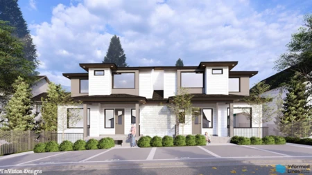 Exterior Rear Photo of 102 15050 Raven Place, Surrey, BC