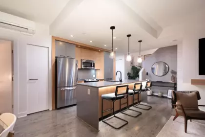 Basement Recreation Room Photo of 417 733 W 14th Street, North Vancouver, BC