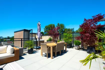 Outdoor Kitchen Photo of 417 733 W 14th Street, North Vancouver, BC