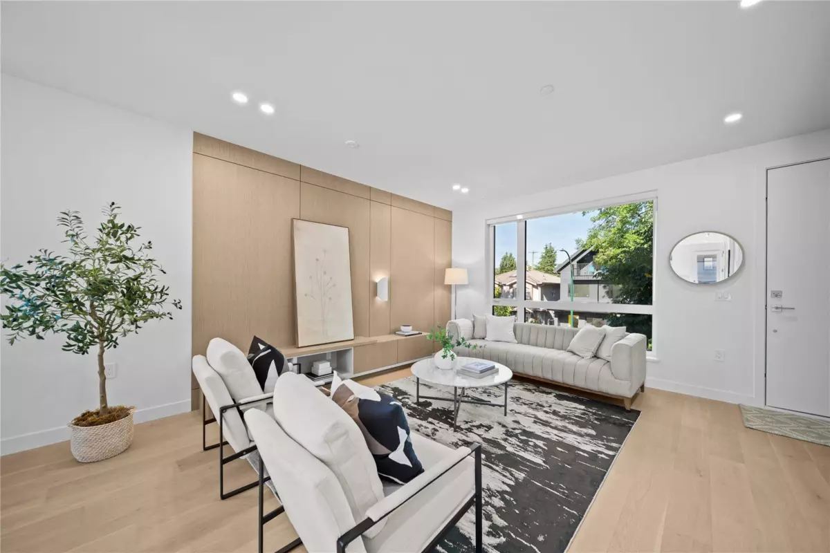 Living Room Photo of 3 4963 Chester Street, Vancouver, BC