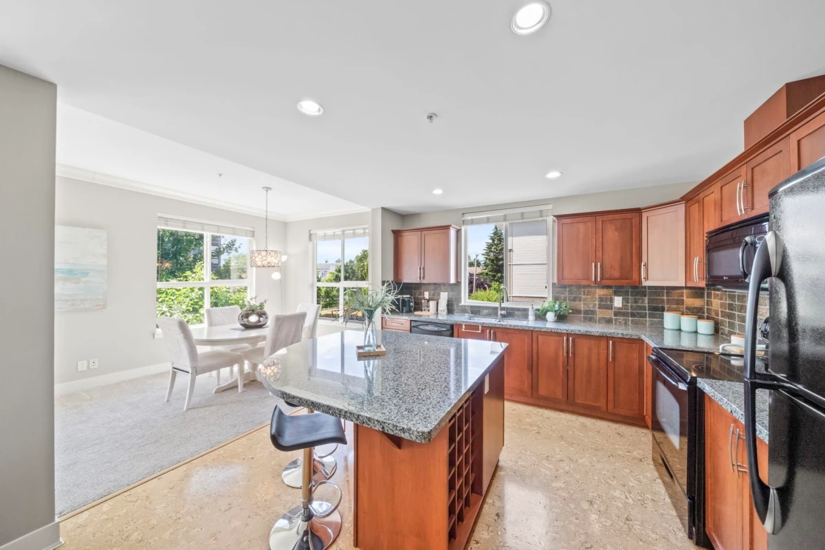Dining Area Photo of 308 5430 201 Street, Langley, BC