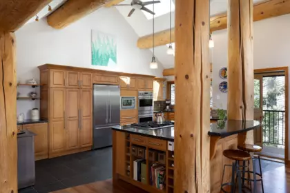 Kitchen Island Photo of 9503 Emerald Drive, Whistler, BC