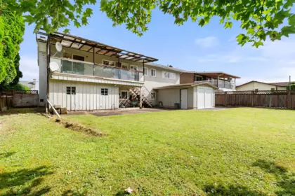 Aerial View of 46144 Clare Avenue, Chilliwack, BC