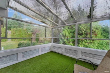 Aerial View of 4380 Woodcrest Road, West Vancouver, BC