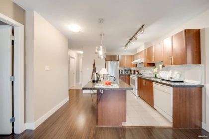Kitchen Island Photo of 1102 1178 Heffley Crescent, Coquitlam, BC