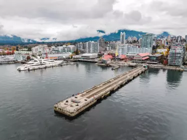 Aerial View of 206 245 St. Davids Avenue, North Vancouver, BC