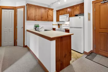 Kitchen Island Photo of 409 4660 Blackcomb Way, Whistler, BC