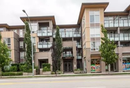 Exterior Rear Photo of 420 55 Eighth Avenue, New Westminster, BC
