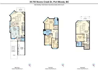39 795 Noons Creek Drive, Port Moody, BC, Port Moody — Townhouse for sale