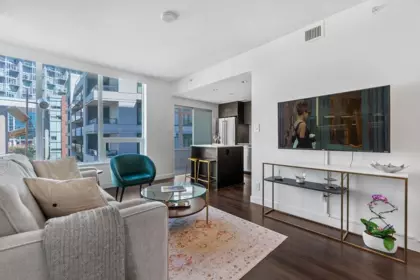 Living Room Photo of 601 161 E 1st Avenue, Vancouver, BC