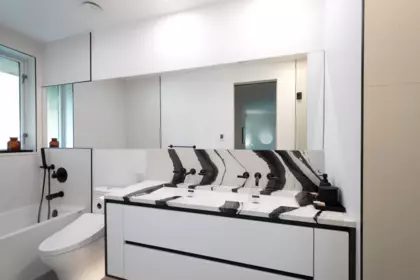 Basement Recreation Room Photo of 180 Athletes Way, Vancouver, BC