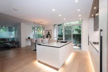 Kitchen Island Photo of 180 Athletes Way, Vancouver, BC