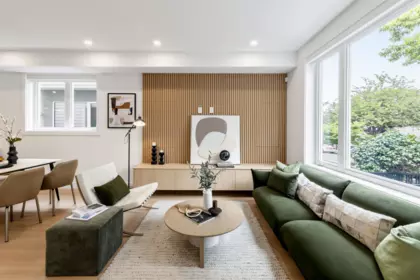 Family Room Photo of 2 3268 E 18 Avenue, Vancouver, BC