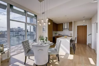 Kitchen Island Photo of 1802 111 E 1st Avenue, Vancouver, BC