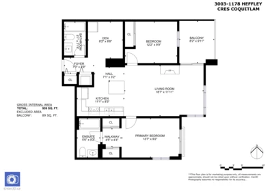 Outdoor Patio Photo of 3003 1178 Heffley Crescent, Coquitlam, BC