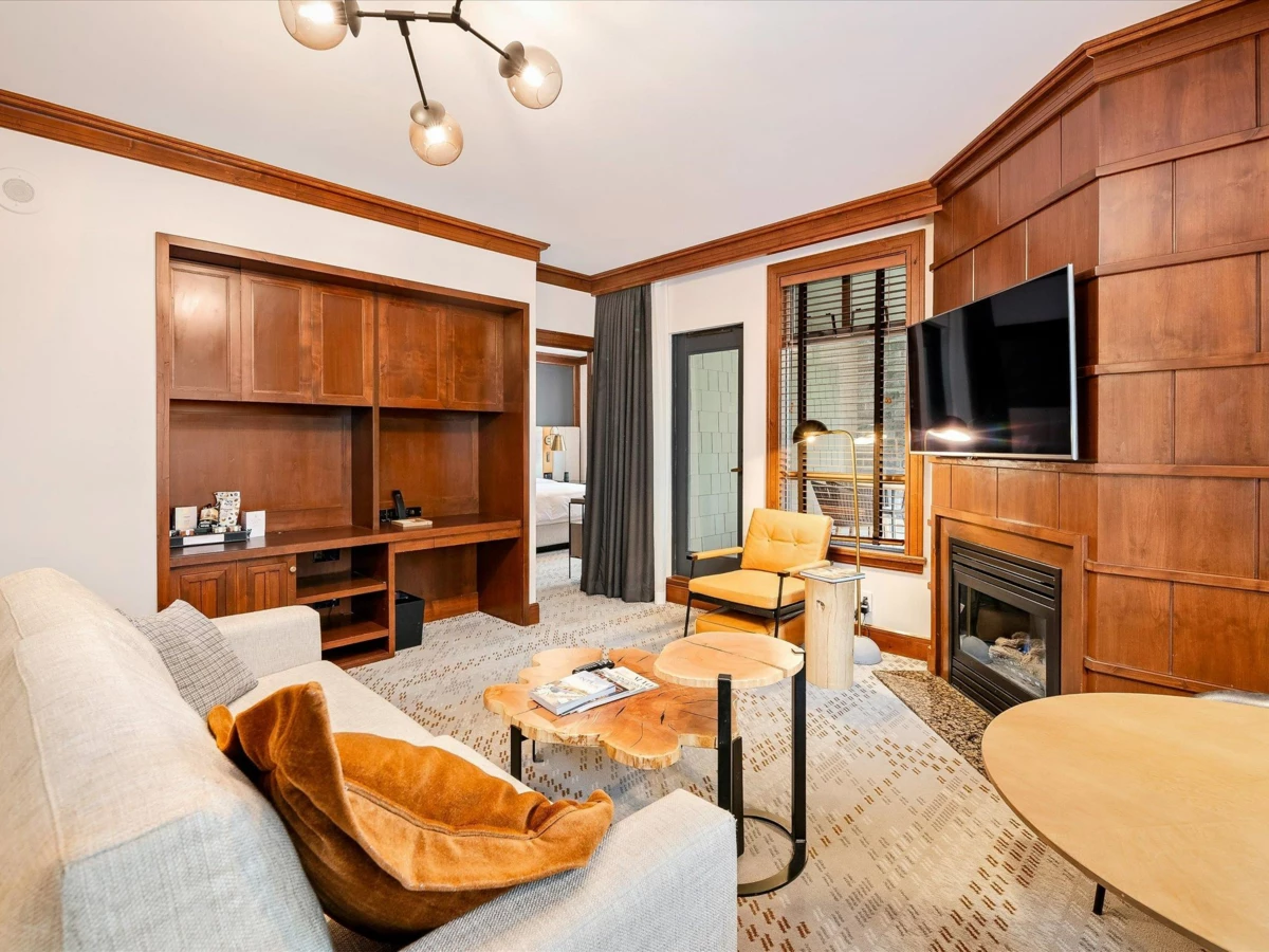 Living Room Photo of 252 4591 Blackcomb Way, Whistler, BC