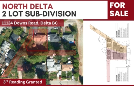 11124 Downs Road, Delta, BC, Nordel — 3 bed single family residence for sale