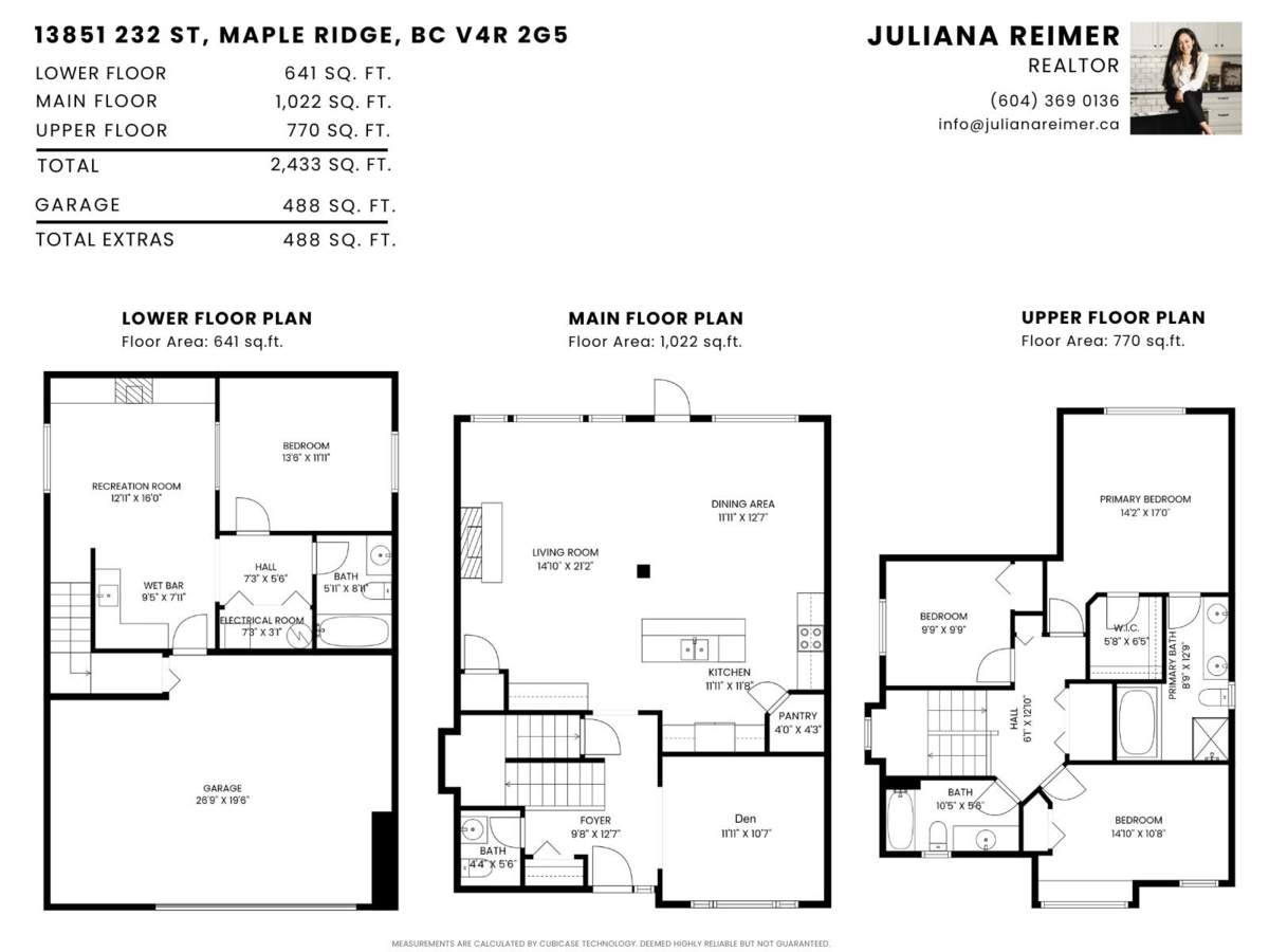 Family Room Photo of 13851 232 Street, Maple Ridge, BC