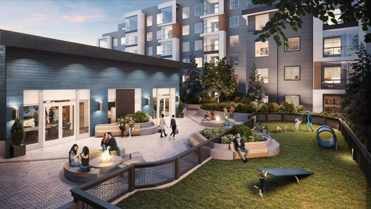 Exterior Rear Photo of 407 19885 76 Avenue, Langley, BC