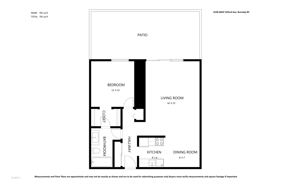 Bedroom 2 Photo of 106 6669 Telford Avenue, Burnaby, BC