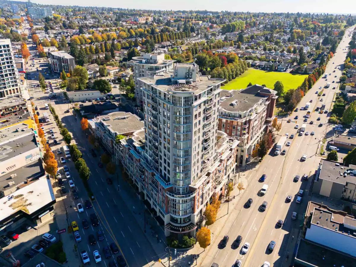Outdoor Deck Photo of 420 4028 Knight Street, Vancouver, BC
