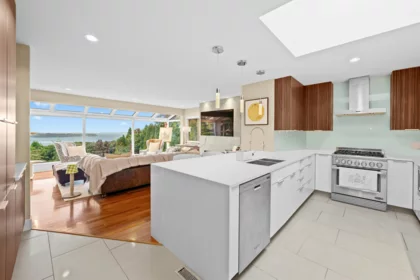 Family Room Photo of 4579 Woodgreen Court, West Vancouver, BC