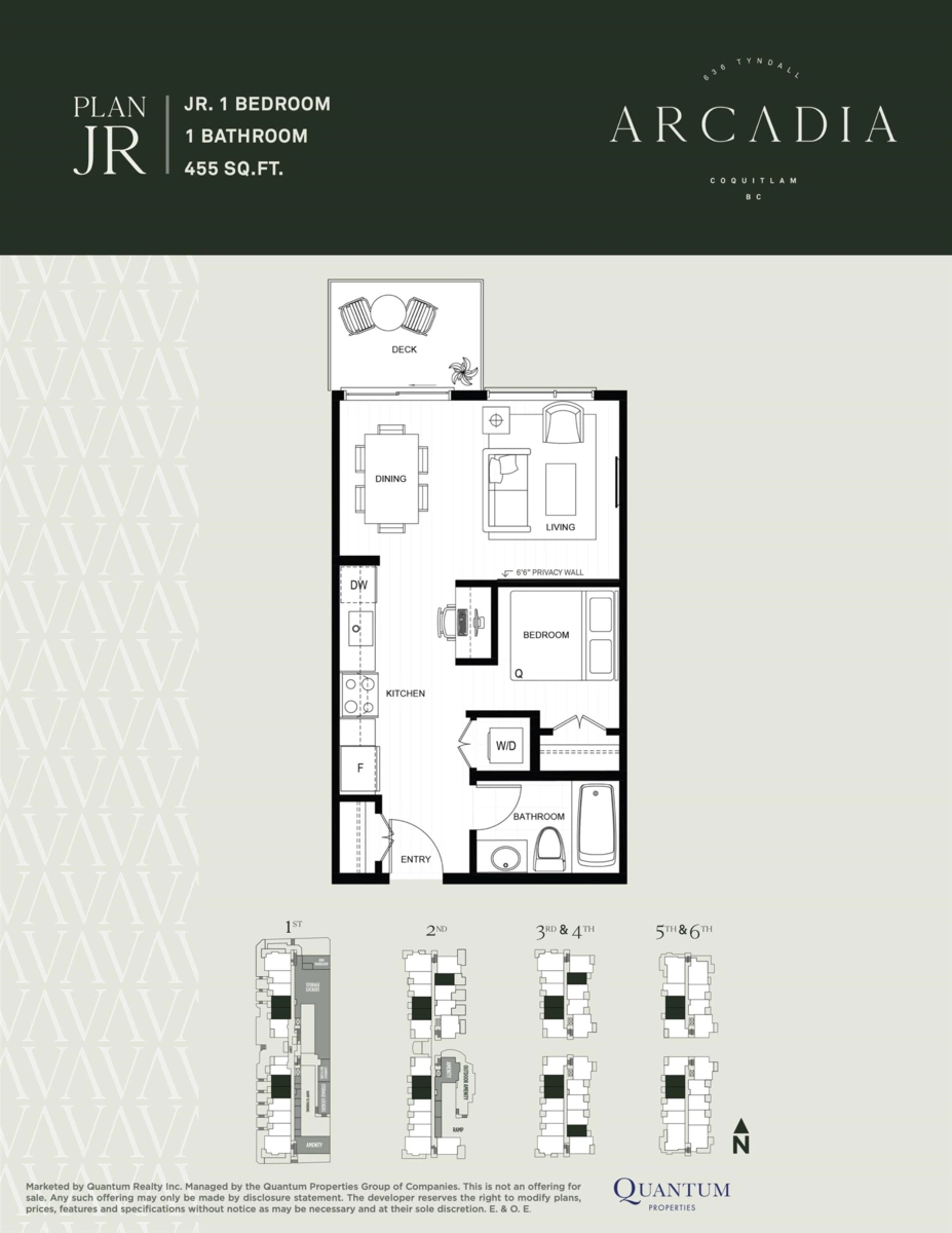 Kitchen Island Photo of 102 636 Tyndall Street, Coquitlam, BC