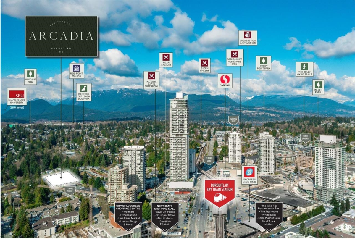 Kitchen Photo of 102 636 Tyndall Street, Coquitlam, BC