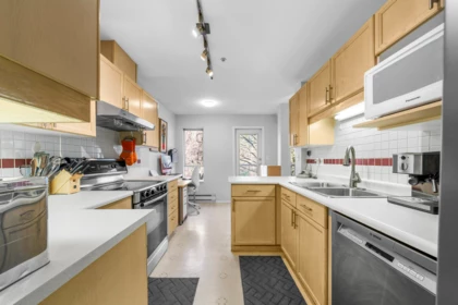 Kitchen Island Photo of 306 3400 SE Marine Drive, Vancouver, BC