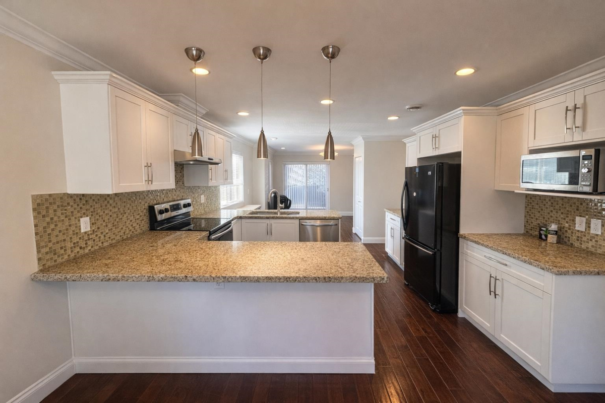 Kitchen Island Photo of 3 7840 Garden City Road, Richmond, BC