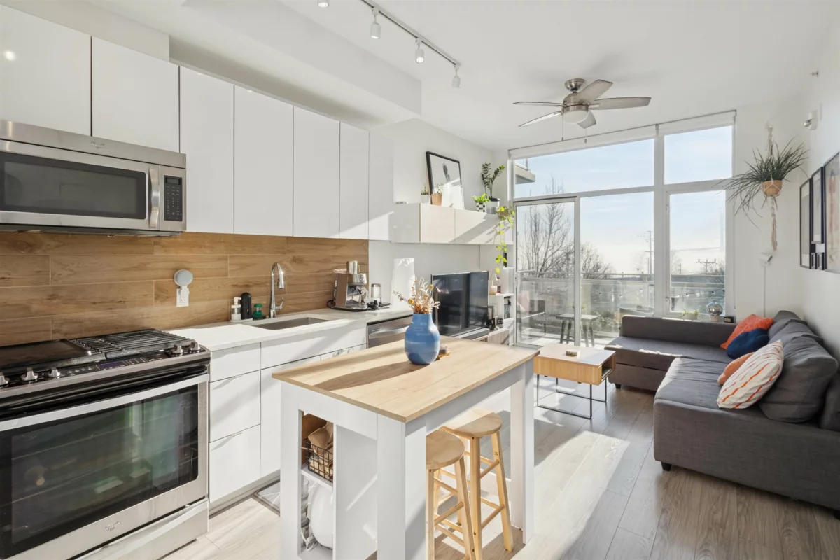 Exterior Rear Photo of 208 200 Nelson's Crescent, New Westminster, BC