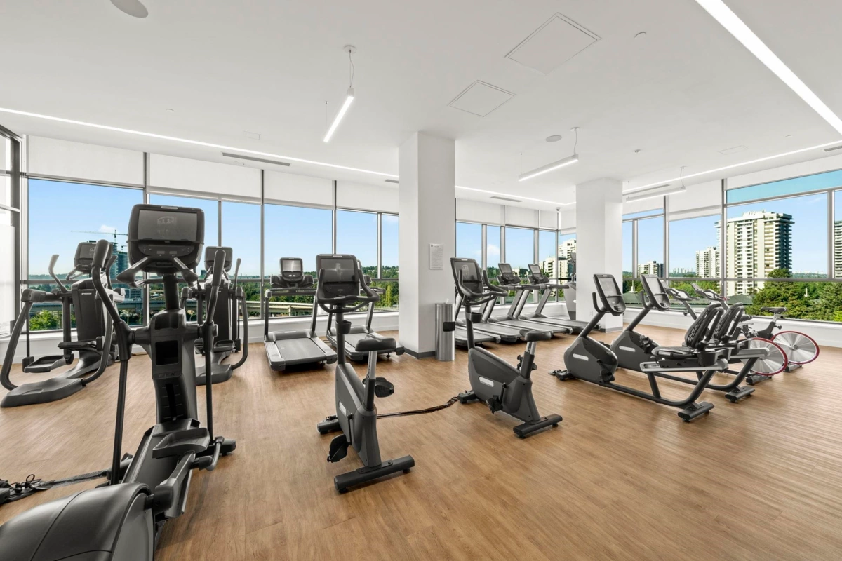 Aerial View of 1310 3833 Evergreen Place, Burnaby, BC