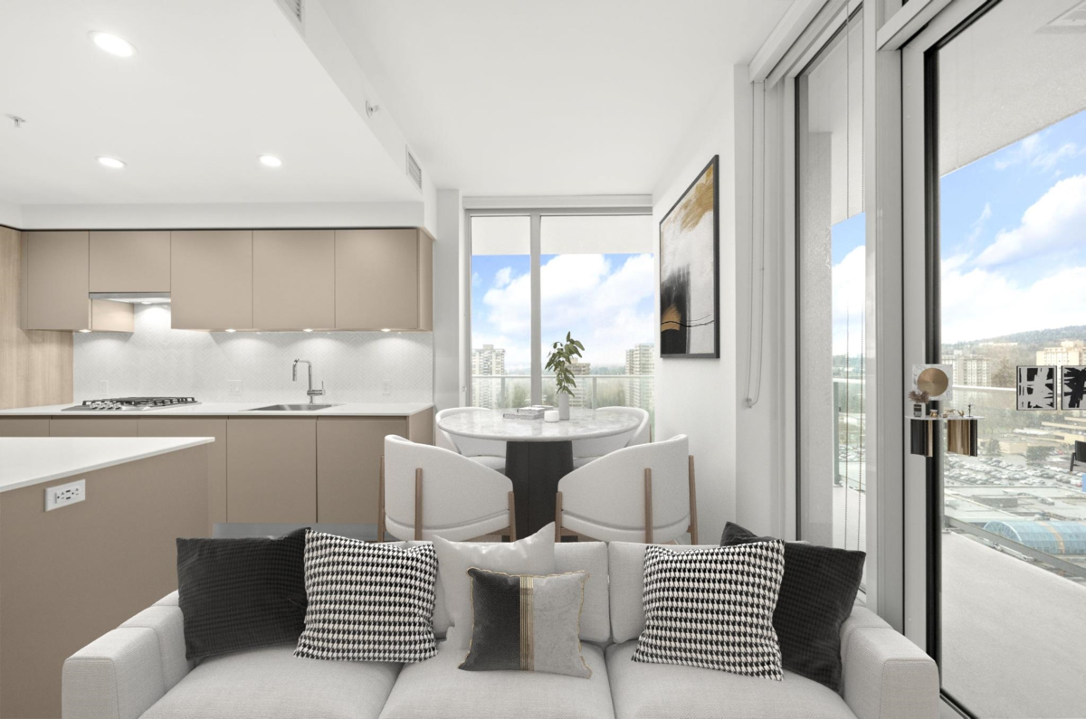 Family Room Photo of 1310 3833 Evergreen Place, Burnaby, BC