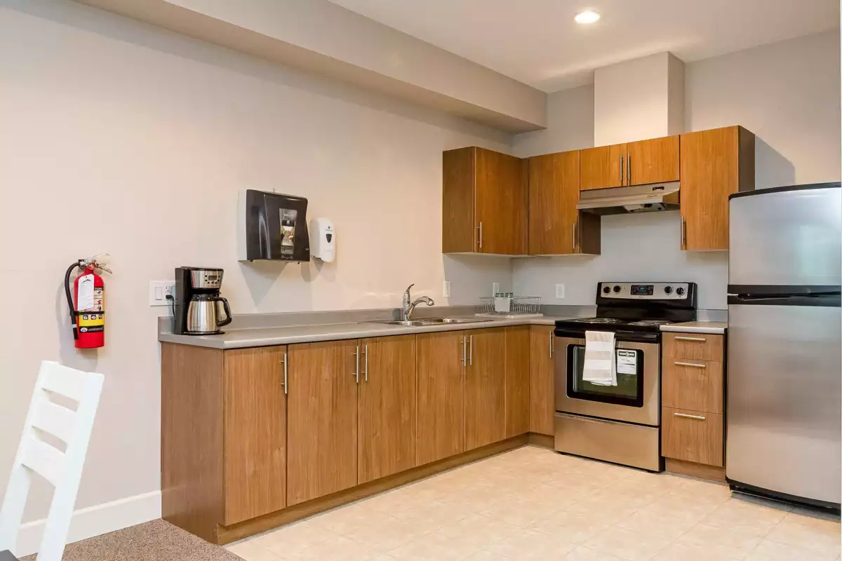 Aerial View of 406 12283 224 Street, Maple Ridge, BC