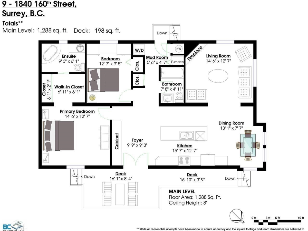 Backyard Photo of 9 1840 160 Street, Surrey, BC