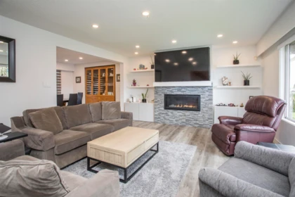 Basement Recreation Room Photo of 1570 1572 Giles Place, Burnaby, BC